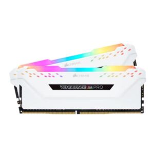MEMORIA RAM PC 16GB(2 X 8GB) DDR4 3600MHZ CORSAIR VENGEANCE RGB PRO CMW16GX4M2D3600C18W