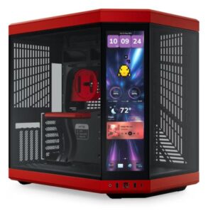 CASE HYTE Y70 TOUCH INFINITE TORRE MEDIA VIDRIO TEMPLADO CON PANTALLA TÁCTIL 14.9" GEN 3 CS-HYTE-Y70TTI-RB