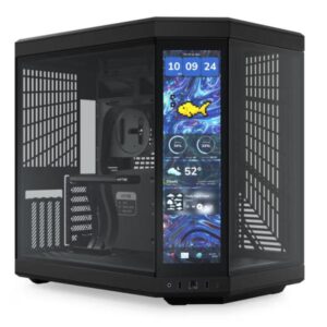 CASE HYTE Y70 TOUCH INFINITE TORRE MEDIA VIDRIO TEMPLADO CON PANTALLA TÁCTIL 14.9" GEN 3 CS-HYTE-Y70TTI-BB