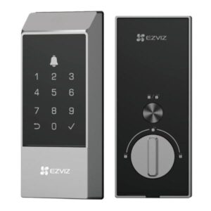 CERRADURA INTELIGENTE EZVIZ CS-DL04-R100-WBCP-GR(M)(O-STD) (E) HUELLA DIGITAL Y CODIGO DE ACCESO WIFI 2.4 GHZ 310500562