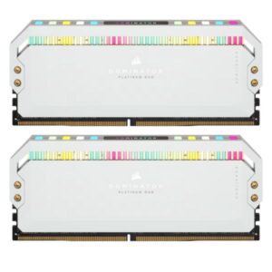 MEMORIA RAM PC 32GB (2 X 16GB) CORSAIR DOMINATOR RGB DDR5 5200MHZ CL40 CMT32GX5M2B5200C40W