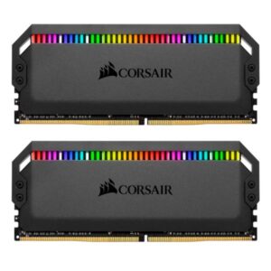 MEMORIA RAM PC 16GB (2 X 8GB) CORSAIR DOMINATOR PLATINUM RGB DDR4 3200MHZ C16 CMT16GX4M2C3200C16