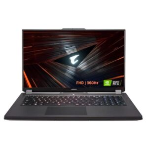 LAPTOP GAMING GIGABYTE AORUS 17" FHD 360HZ I7-12700H 16GB 1TB TV NVIDIA GEFORCE RTX3080Ti 16GB WIN 11 HOME ESPAÑOL NEGRO YE5-74US544SH-R