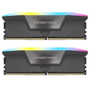 MEMORIA RAM PC 64GB (2 X 32GB) CORSAIR VENGEANCE RGB DDR5 6000MHZ CL38 CMH64GX5M2B6000Z38
