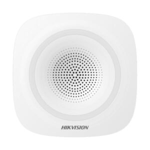 SIRENA INTERNA INAMBRICA HIKVISION 90~110dB. 1600m RF distance. 433Mhz DS-PS1-I-WB 302401725