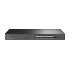 SWITCH TP LINK SG2218P(UN) 16 PUERTOS POE+ Y 2 RANURAS SFP GIGABIT 10/100/1000 MBPS