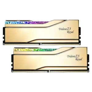 MEMORIA RAM PC 32GB (2 X 16GB) G.SKILL TRIDENT Z5 ROYAL DDR5 7200MHZ CL34-45-45-115 F5-7200J3445G16GX2-TR5G
