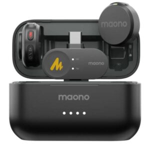 MICROFONO MAONO WM650 PC2 INALAMBRICO CON RECEPTOR USB-C CON REDUCCION DE RUIDO