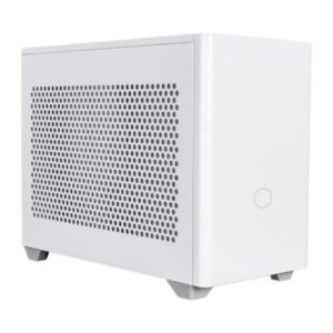 CASE  RGB COOLER MASTER MASTERBOX NR200P MINI TOWER VENTILADORES 2 DE 120MM CON VIDRIO Y MALLA LATERAL MCB-NR200P-WGNN-S00