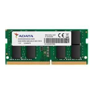 MEMORIA RAM PARA LAPTOP 32GB ADATA AD4S320032G22-SGN DDR4 3200MHZ CL22 1.2V