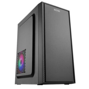 CASE NOVA CM02Q1RA002C  MINI TOWER SIN VENTILACIÓN INCLUIDA CON FUENTE DE PODER 600W PE600RNF013C