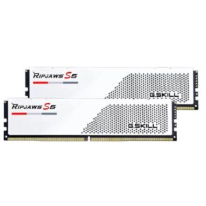 MEMORIA RAM PC 32GB (2 X 16GB) G.SKILL RIPJAWS S5 DDR5 6000MHZ CL30-40-40-96 F5-6000J3040F16GX2-RS5W