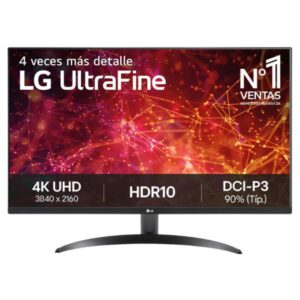 MONITOR LG GAMING LG 32UR500K-B 31.5" PLANO 3840 X 2160 60HZ 4K UHD VA HDR10 DP Y HDMI