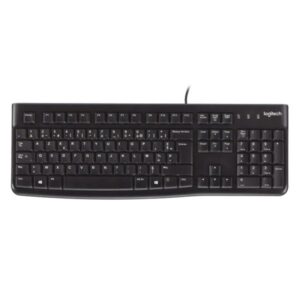 TECLADO LOGITECH K120 CORDED ALÁMBRICO USB INGLÉS 920-002478