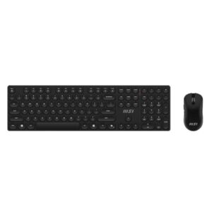 TECLADO Y MOUSE MSI FORGE K210 W COMBO US INALÁMBRICO 2.4 GHZ S11-43CE202-Y92